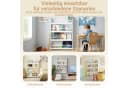 SoBuy Bücherregal DE-KMB08 Weiß mit 4 Ablagen Bild 4