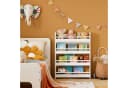 SoBuy Bücherregal DE-KMB08 Weiß 4 Ablagen Kiefer MDF Bild 1