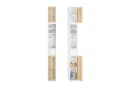 SoBuy Hochschrank BZR34 Weiß Schmal Badezimmer Bild 3