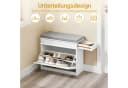 SoBuy Schuhschrank Schuhkipper Schuhregal Schuhbank mit Klappen Bild 2