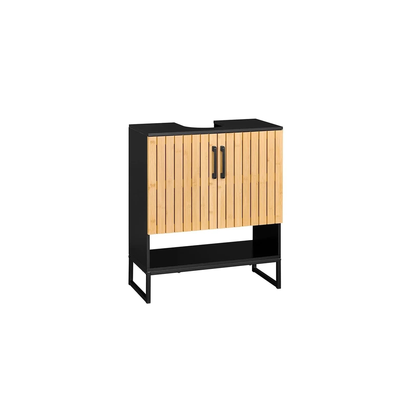 SoBuy Waschbeckenunterschrank BZR202 60 cm breit Badezimmerschrank