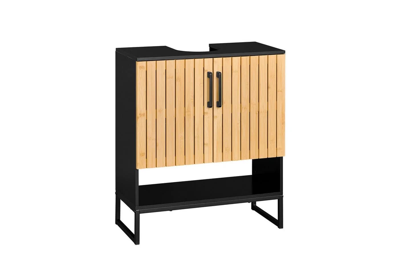 SoBuy Waschbeckenunterschrank BZR202 60 cm breit Badezimmerschrank - Bild 3