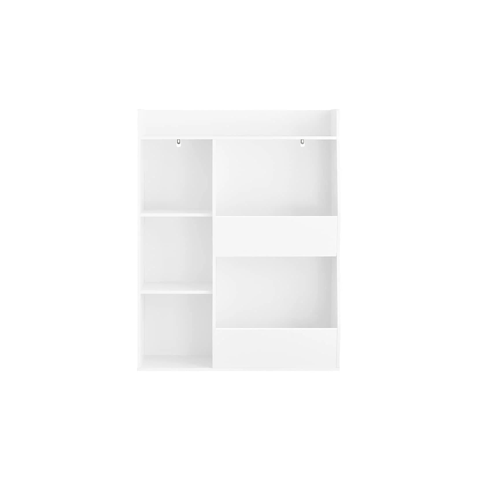 SoBuy Bücherregal KMB55 Weiß/Grün Montessori Kinderregal 5 Fächer