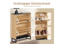 SoBuy Schuhkipper FSR202 Schuhregal 12 Paar Schwarz Bild 2
