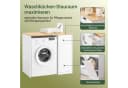 SoBuy Waschmaschinenumbauschrank BZR217 Badezimmerschrank mit Wäschekorb Bild 5