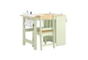 SoBuy Kindersitzgruppe KMB60 Spieltisch mit 1 Stuhl Multifunktions Set Grün Bild 3