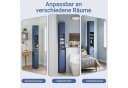 SoBuy Badezimmer-Hochschrank mit 1 Schublade Blau Bild 2