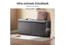 SoBuy Schuhbank FSR98-XL Weiß/Schwarz mit 2 Klappen Bild 4