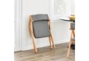 SoBuy Klappstuhl FST98 Grau Buchenholz mit Polsterung Bild 5