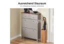 SoBuy Schuhschrank FSR89 Hellgrau/Braun/Schwarz mit Schublade Bild 4