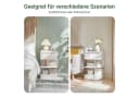 SoBuy Nachttisch FBT49, schmaler Nachttisch mit Schublade und offener Ablage Bild 4