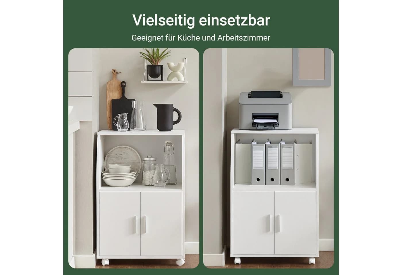 SoBuy Küchenwagen FRG241 Mikrowellenschrank auf Rollen - Bild 3