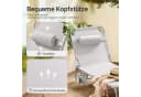 SoBuy Gartenliege Klappbar Verstellbar mit Kopfstütze Bild 4