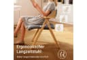 SoBuy Klappstuhl FST98 Grau Buchenholz mit Polster Bild 3