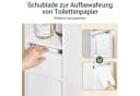 SoBuy Hochschrank BZR34-K Badschrank schmal Badezimmermöbel Bild 4