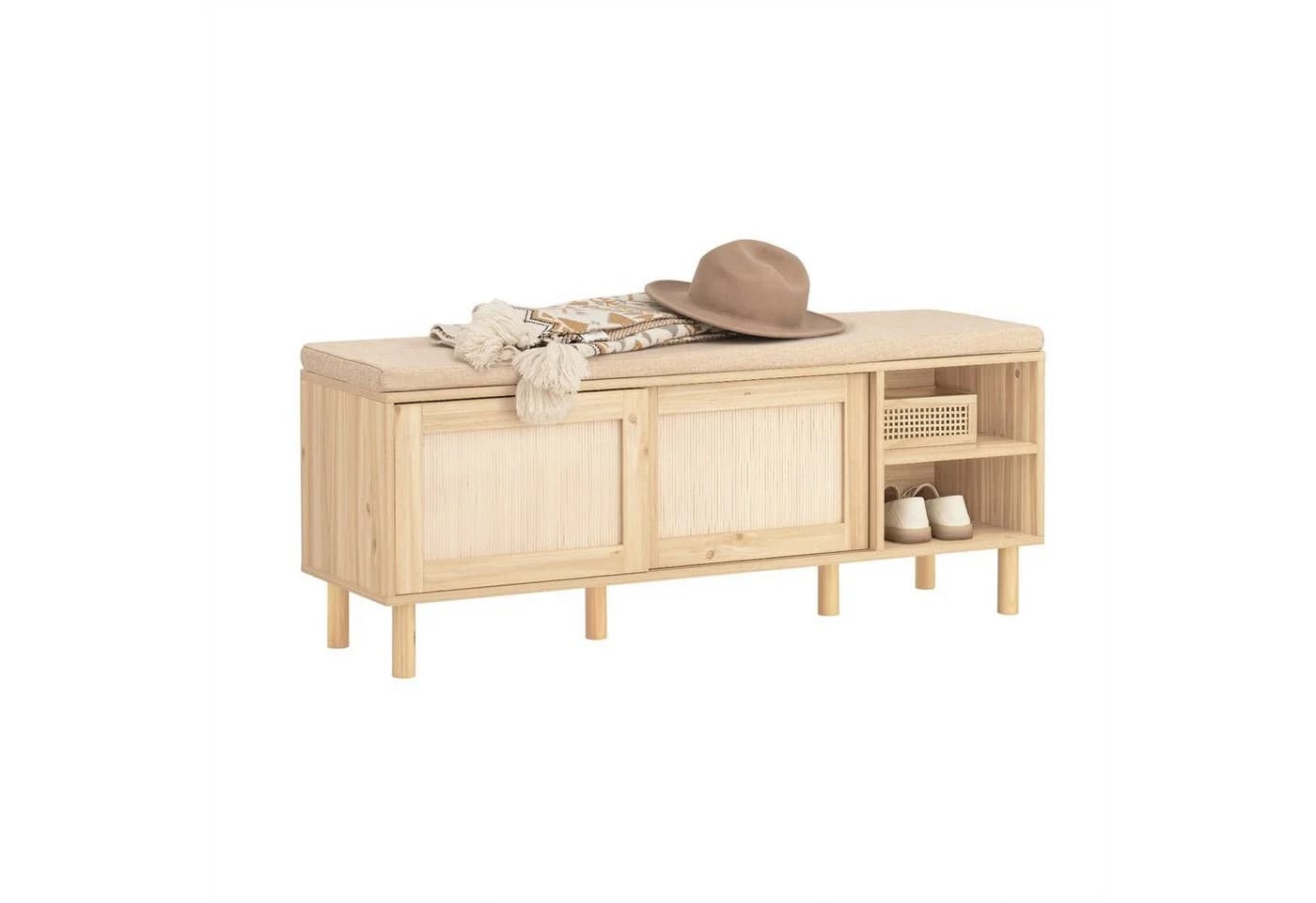 SoBuy Schuhbank FSR163 Schuhschrank Sitzbank mit Stauraum - Bild 2