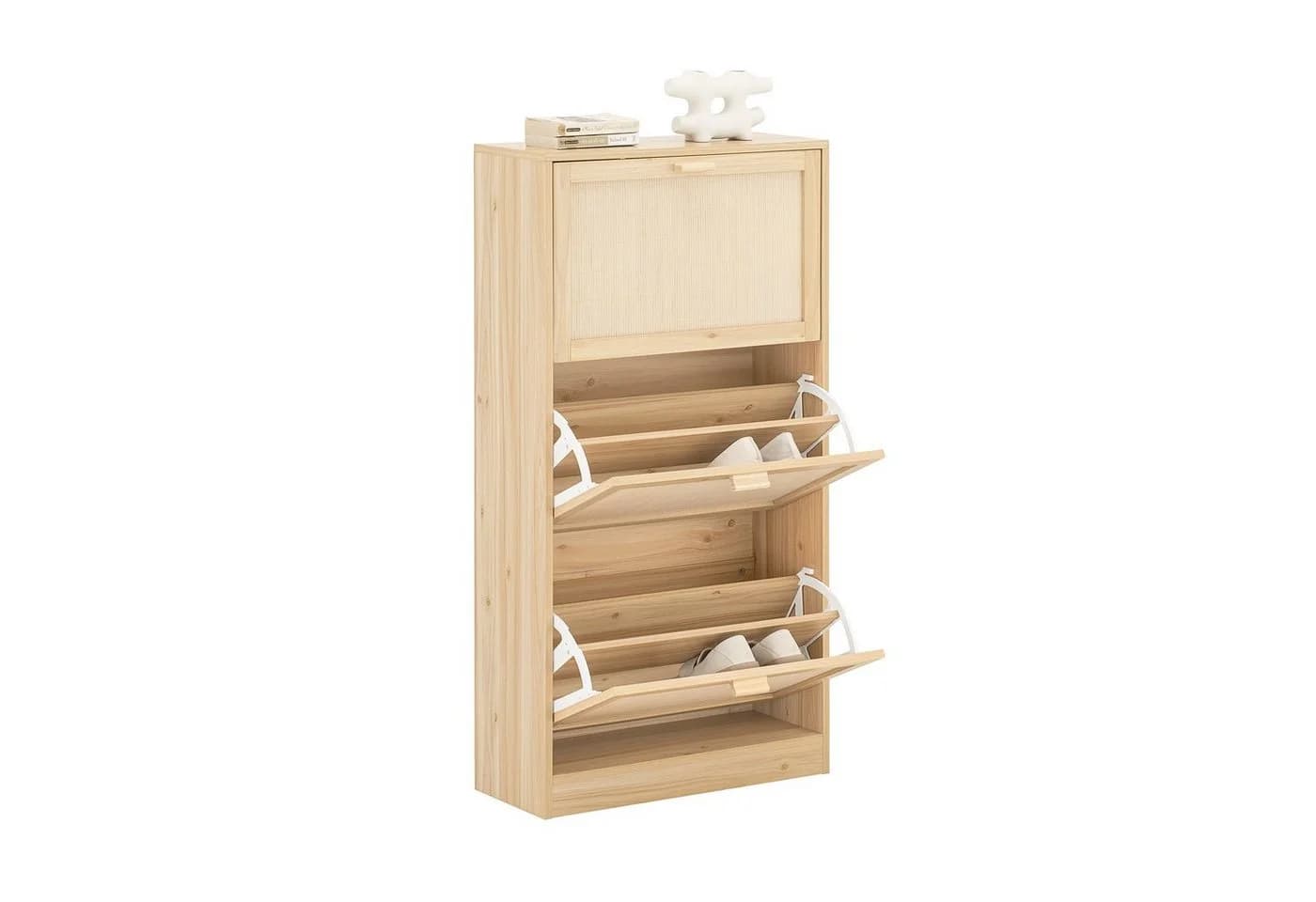 SoBuy Schuhschrank FSR159 Schuhschrank schmal mit variabel verstellbaren Einlegeböden - Bild 2