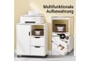 SoBuy Rollcontainer FBT105 Druckertisch Unterschrank Aktenschrank Büromöbel Bild 5