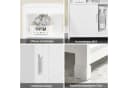 SoBuy Waschbeckenunterschrank FRG128 Badezimmerschrank Bild 5