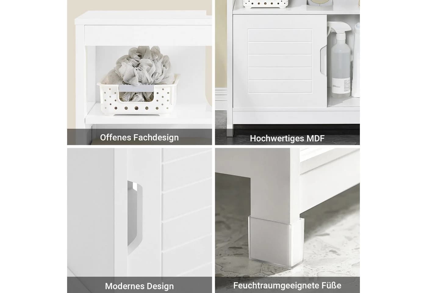 SoBuy Waschbeckenunterschrank FRG128 Badezimmerschrank - Bild 5