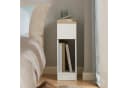 SoBuy Nachtschrank FBT111 Nachttisch schmal Beistelltisch Zeitschriftenhalter Nachtkommode mit Schublade Bild 5