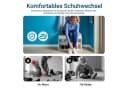 SoBuy Sitzbank FSR25 Schuhbank mit Stauraum und gepolsterter Sitzfläche Weiß Bild 3