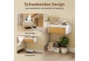 SoBuy Wandregal FBT175 mit Bewegungssensor Licht und Schubladen Bild 5