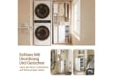 SoBuy Wäscheschrank BZR218 Weiß mit 2 Stoffschubladen Bild 3