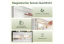 SoBuy Schuhkipper FSR224-E Weiß mit LED-Licht und Schubladen Bild 3