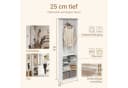 SoBuy Kleiderschrank KSB02/03/04 Weiß Drehtürenschrank Bild 3