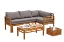Gartenmöbel Ambiente Gartenlounge-Set Paraguay Beige Akazienholz Bild 2