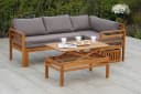 Gartenmöbel Ambiente Gartenlounge-Set Paraguay Beige Akazienholz Bild 3