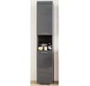 trendteam Hochschrank Amanda Grau Hochglanz Regal Bild 2