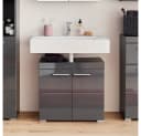 trendteam Waschbeckenunterschrank Grau Modern Bild 2