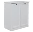 trendteam Kommode Brandson Baxter Wohnzimmerschrank Mehrzweckschrank Anrichte Sideboard Weiß Bild 1