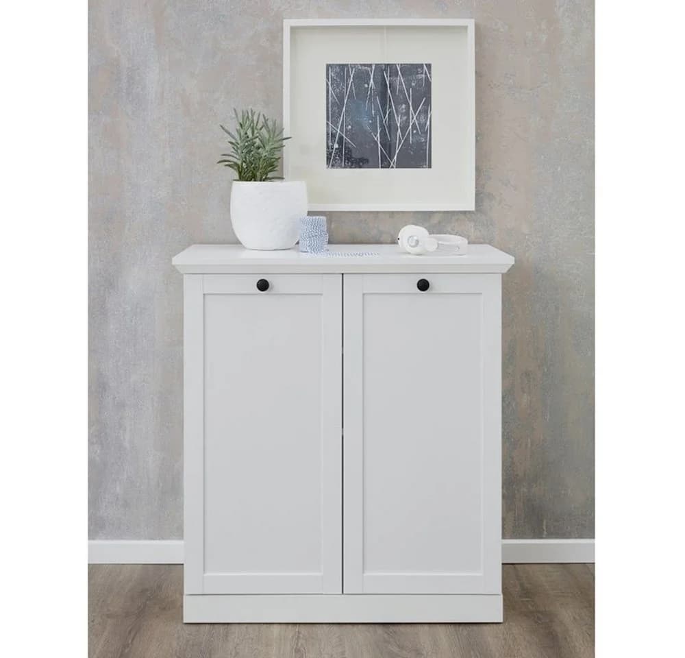 trendteam Kommode Brandson Baxter Wohnzimmerschrank Mehrzweckschrank Anrichte Sideboard Weiß - Bild 3