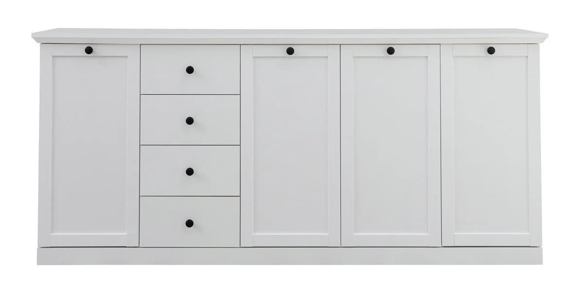 trendteam Sideboard Baxter 195 cm Landhausstil Weiß - Bild 4