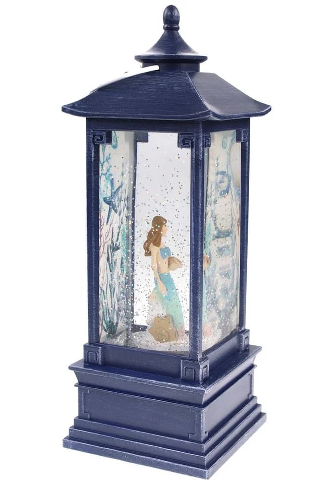 ELLUG Schneekugel Meerjungfrau LED-Laterne mit Glitzerantrieb