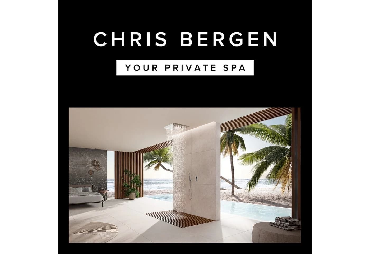 CHRIS BERGEN Toilettenpapierhalter Chrom Schwarz Matt - Bild 4