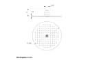 CHRIS BERGEN Kopfbrause Wassersparende Regendusche Chrom Schwarz matt Bild 4