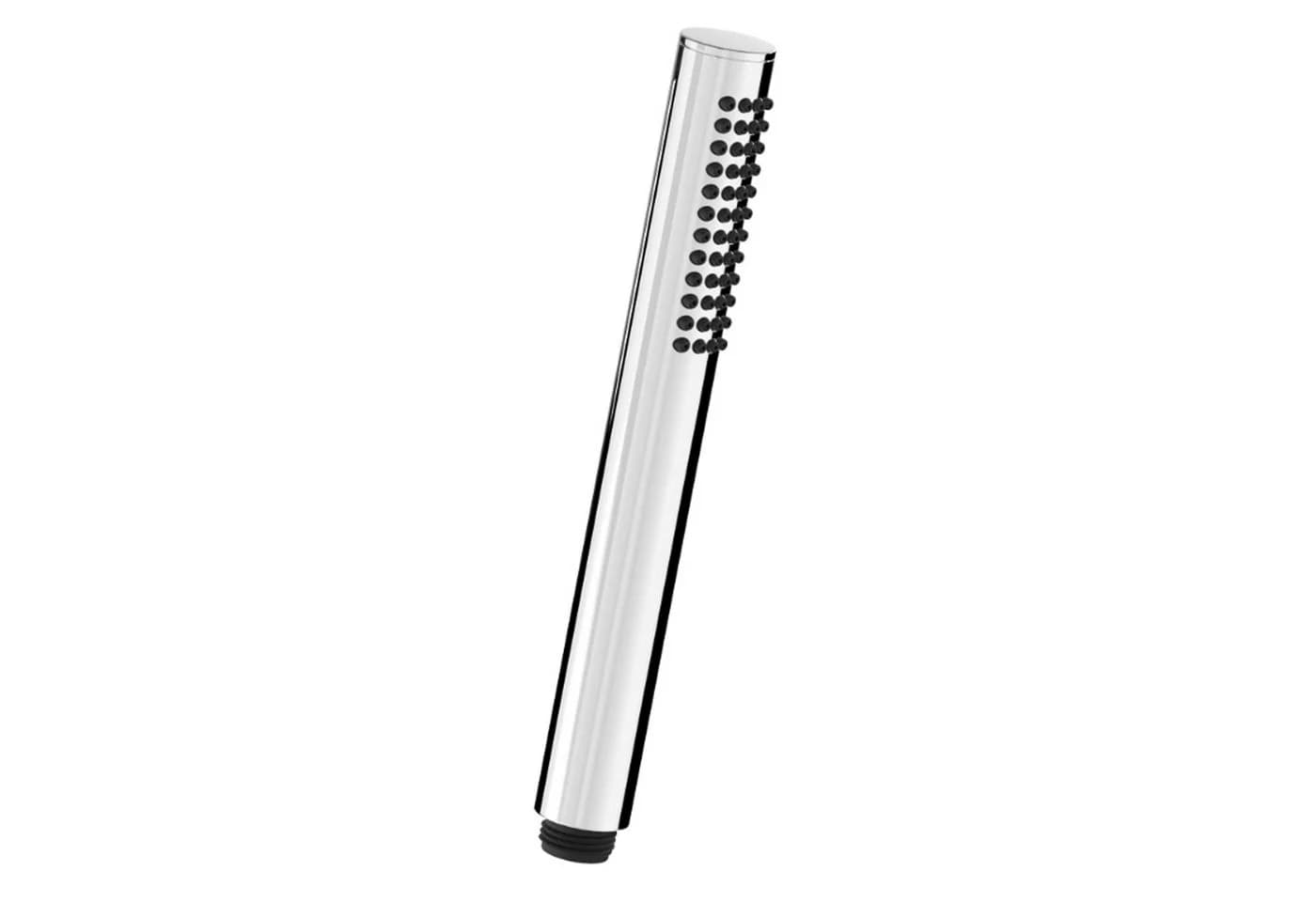 CHRIS BERGEN Handbrause Stabhandbrause Duschkopf Chrom Schwarz matt - Bild 2