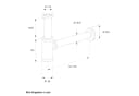 CHRIS BERGEN Design Siphon Geruchsverschluss Chrom Schwarz matt Bild 3