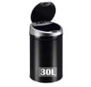 Ribelli Sensor Mülleimer 30L Schwarz Edelstahl Bild 2