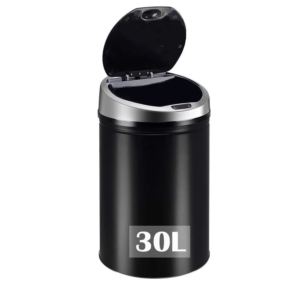 Ribelli Sensor Mülleimer 30L Schwarz Edelstahl - Bild 2
