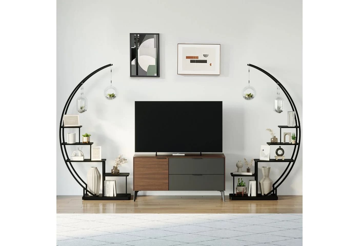 Ribelli Pflanzentreppe Pflanzenständer Schwarz Modern - Bild 5