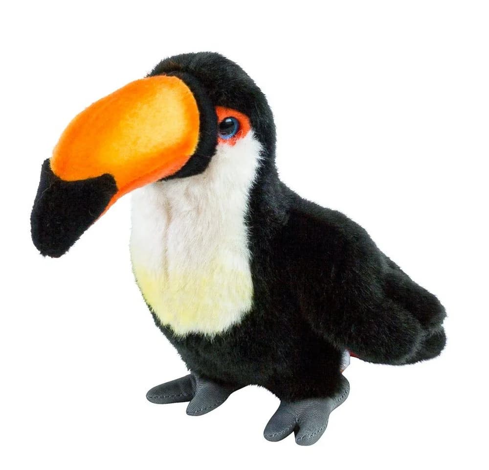 Uni-Toys Kuscheltier Tukan Schwarz-Gelb 26 cm - Bild 2