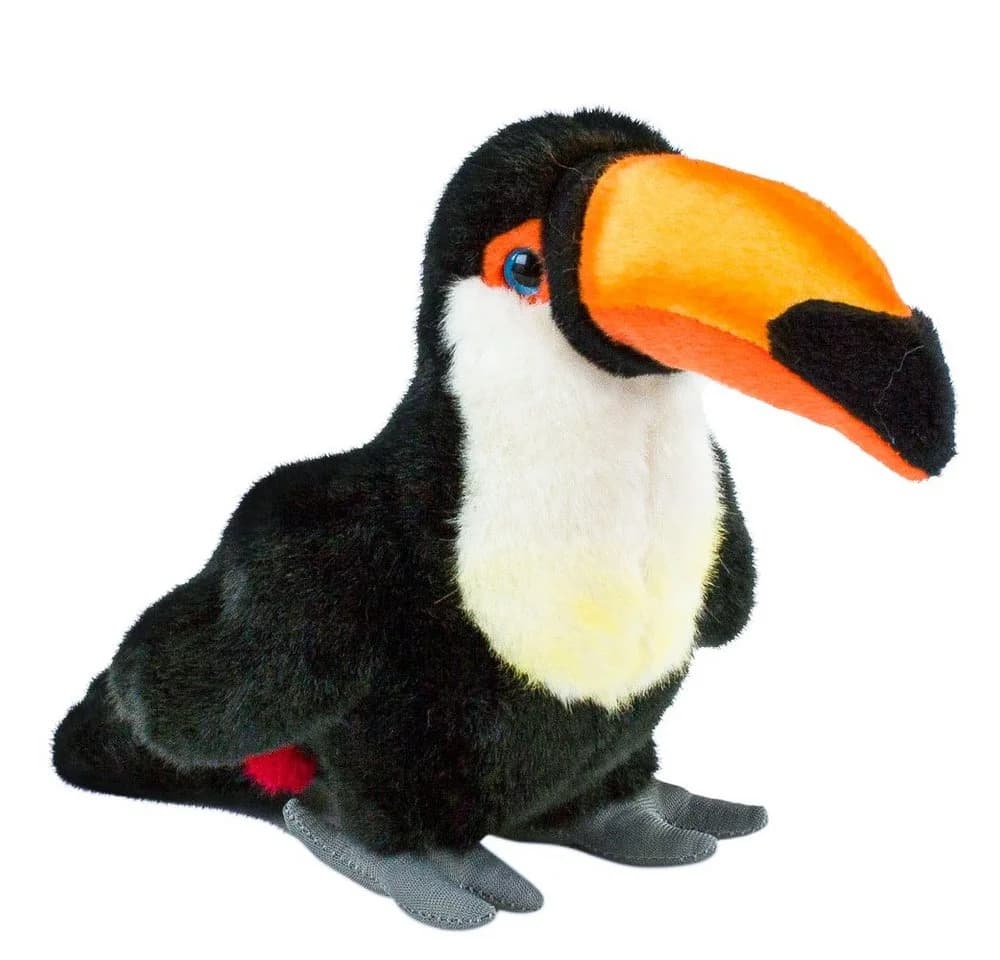 Uni-Toys Kuscheltier Tukan Schwarz-Gelb 26 cm - Bild 4