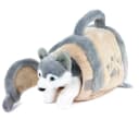 Teddys Rothenburg Kuscheltier Hund Husky in Hütte 15 cm Plüschhusky Bild 2