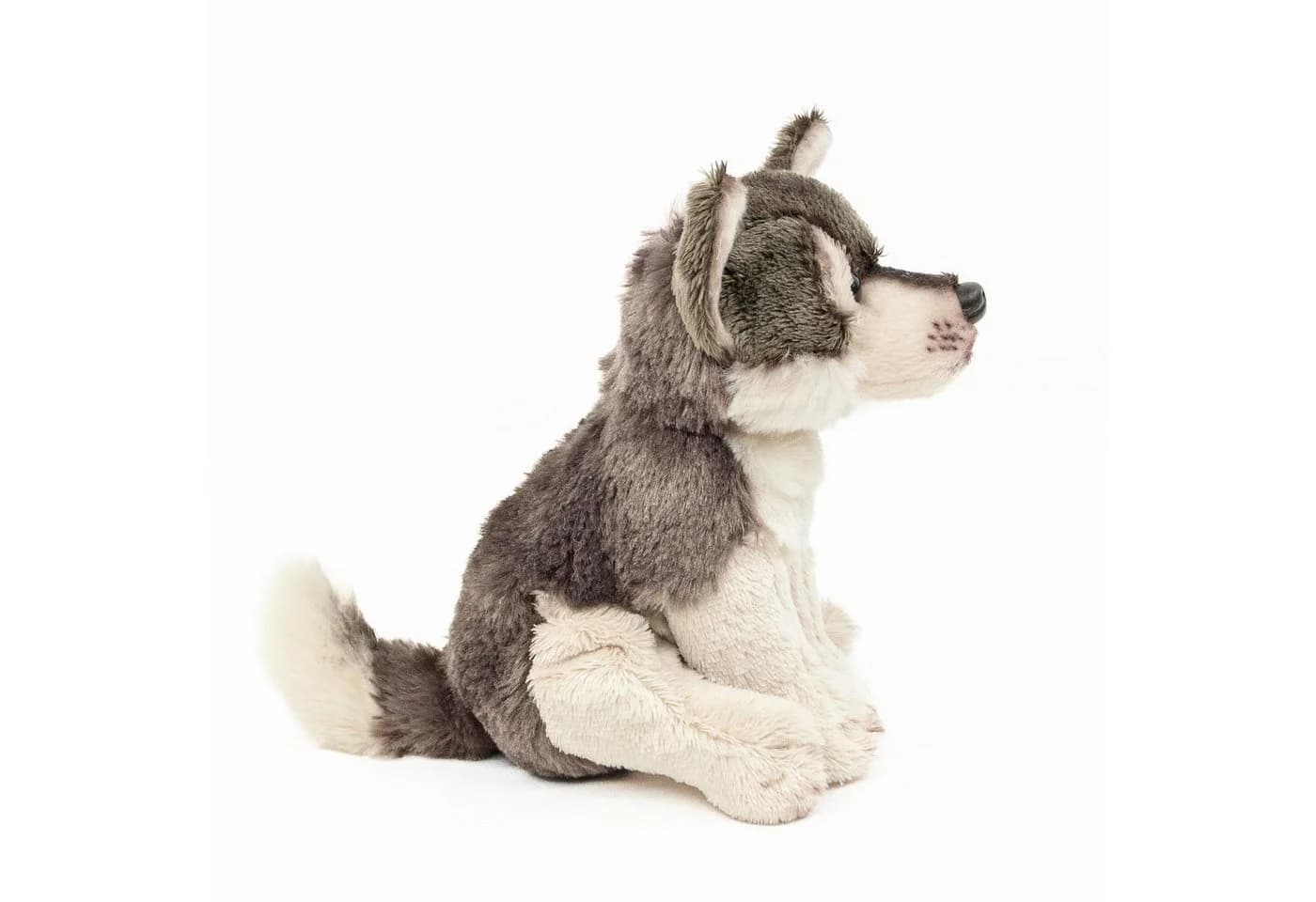 Teddys Rothenburg Kuscheltier Wolf 15 cm sitzend Plüschtier Grau