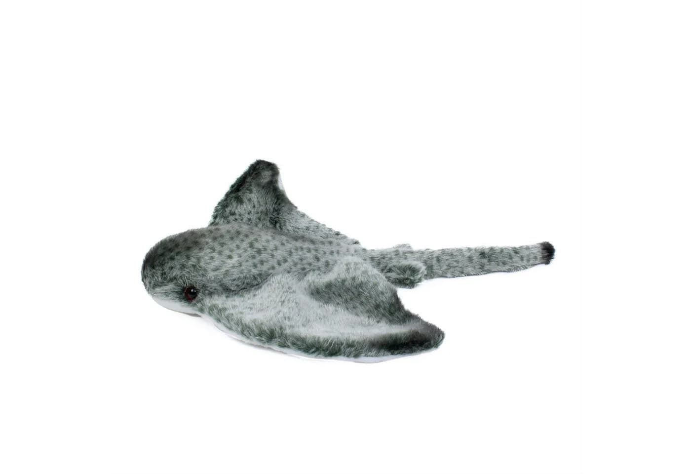 Teddys Rothenburg Kuscheltier Rochen grau 43 cm Fisch Plüschrochen